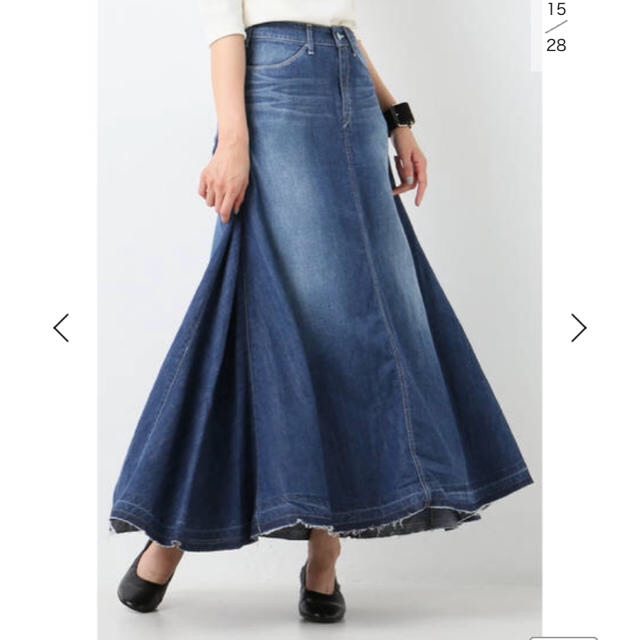 IENA  woadblue デニムマキシスカートSサイズ レディースのスカート(ロングスカート)の商品写真