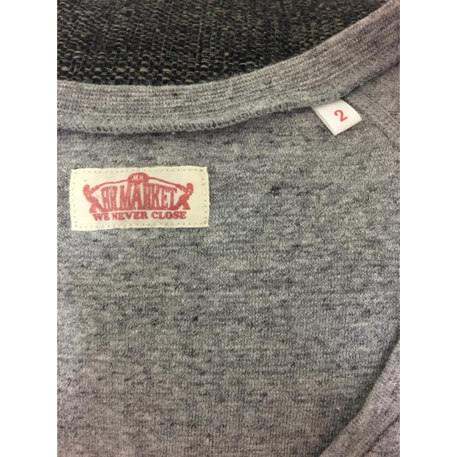 HOLLYWOOD RANCH MARKET(ハリウッドランチマーケット)のHRMのグレーロンＴ♡ レディースのトップス(Tシャツ(長袖/七分))の商品写真