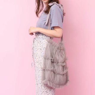 ワンアフターアナザーナイスクラップ(one after another NICE CLAUP)のチュールボリュームBAG(ショルダーバッグ)