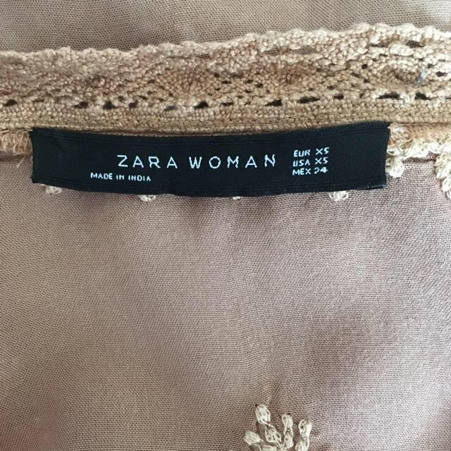 ZARA(ザラ)のZARA刺繍ワンピース レディースのワンピース(ひざ丈ワンピース)の商品写真