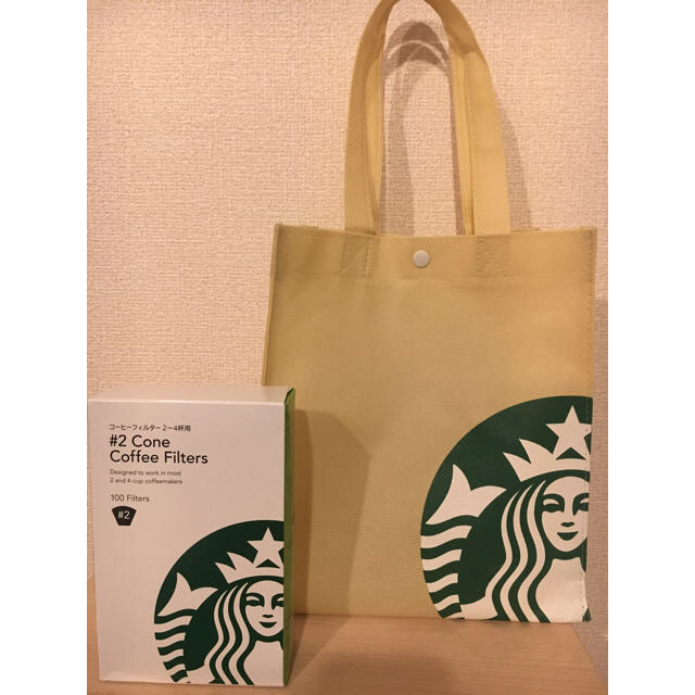 Starbucks Coffee(スターバックスコーヒー)のスタバ バッグ コーヒーフィルター レディースのバッグ(トートバッグ)の商品写真