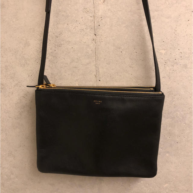 送料無料/新品】 celine - CELINE Trio セリーヌ トリオ ショルダー
