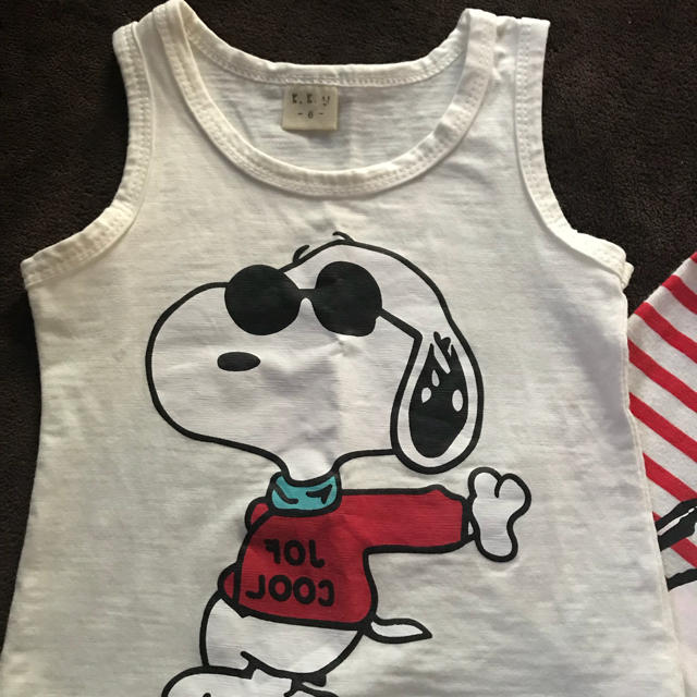 SNOOPY(スヌーピー)のスヌーピー！80サイズ キッズ/ベビー/マタニティのベビー服(~85cm)(Ｔシャツ)の商品写真