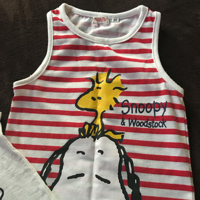 SNOOPY(スヌーピー)のスヌーピー！80サイズ キッズ/ベビー/マタニティのベビー服(~85cm)(Ｔシャツ)の商品写真