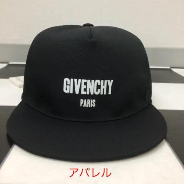 新品正規品 18SS GIVENCHY ジバンシー ロゴ プリントキャップ