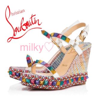 クリスチャンルブタン(Christian Louboutin)のChristian Louboutin2018SS☆PYRACLOU☆美品(サンダル)