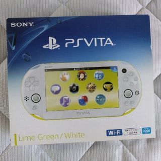 プレイステーションヴィータ(PlayStation Vita)のpsvita2000 ライムグリーン 16gbメモリ付き(携帯用ゲーム機本体)