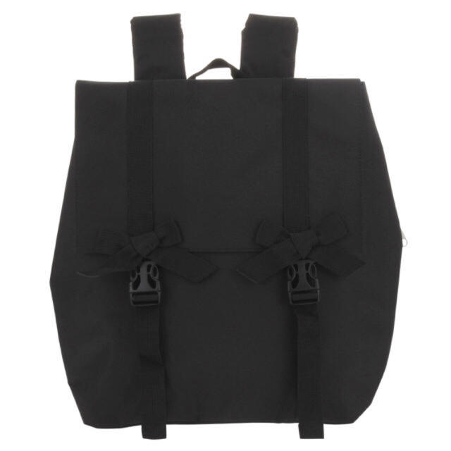 w closet(ダブルクローゼット)のバックパック 黒  -大幅値下げ- レディースのバッグ(リュック/バックパック)の商品写真