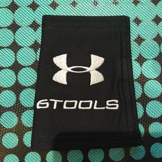 アンダーアーマー(UNDER ARMOUR)の多村仁志選手支給品 アンダーアーマーリストバンド ソフトバンク仕様 6TOOLS(その他)