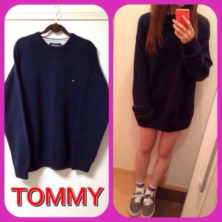 トミーヒルフィガー(TOMMY HILFIGER)のtommy hilfiger 古着ニット(ニット/セーター)