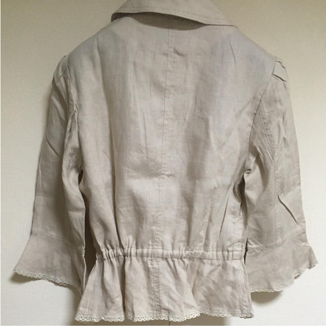 GRAY MAGIC 麻 七分袖 ジャケット レディースのジャケット/アウター(テーラードジャケット)の商品写真