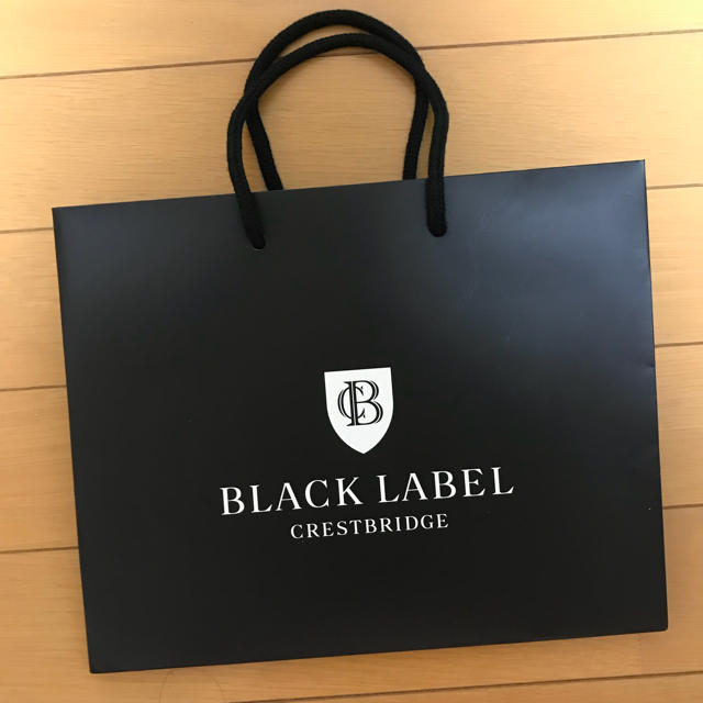 BLACK LABEL CRESTBRIDGE(ブラックレーベルクレストブリッジ)のちぇぶーさん専用♡ブラックレーベル ショッパー♡縦21cm.横26cm♡ レディースのバッグ(ショップ袋)の商品写真
