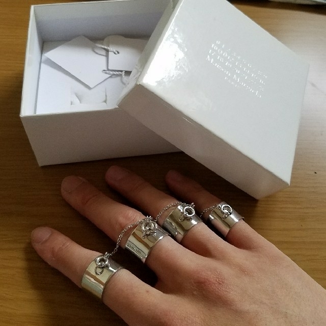 シルバー四連リング