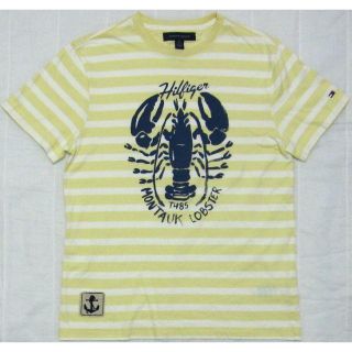 トミーヒルフィガー(TOMMY HILFIGER)の男S TOMMY HILFIGER トミーヒルフィガー プリントボーダーTシャツ(Tシャツ/カットソー(半袖/袖なし))