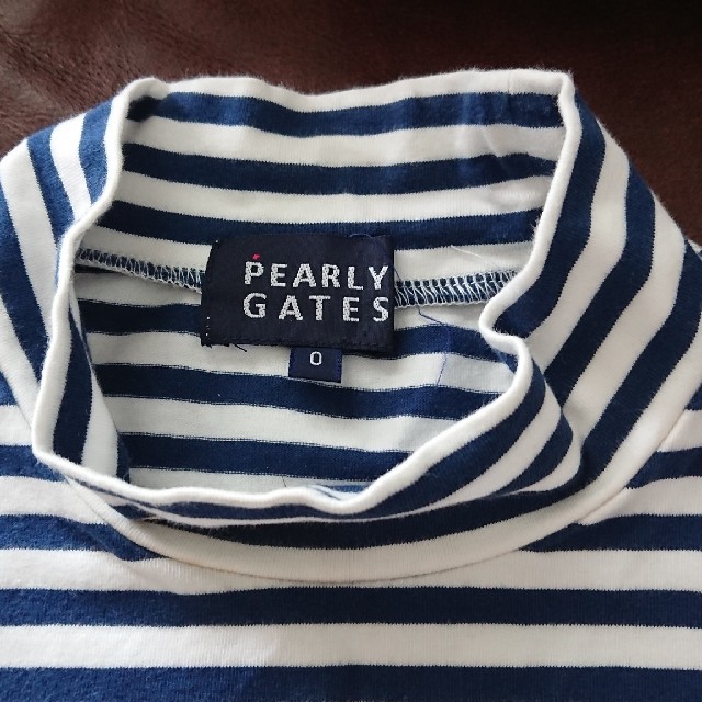 PEARLY GATES(パーリーゲイツ)のパーリーゲイツノースリーブ可愛いボーダー スポーツ/アウトドアのゴルフ(ウエア)の商品写真