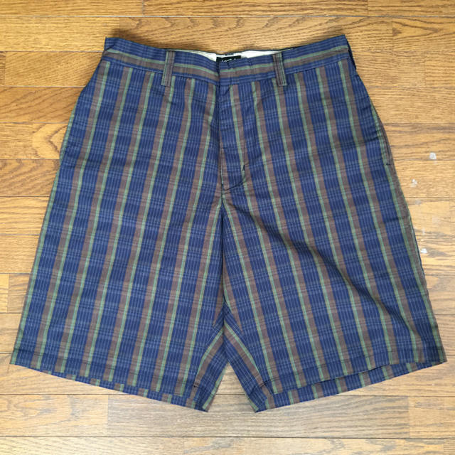 STUSSY - Stussy ステューシーチェック柄ショートパンツ Sの通販 STUSSY - Stussy ステューシーチェック柄ショートパンツ Sの通販