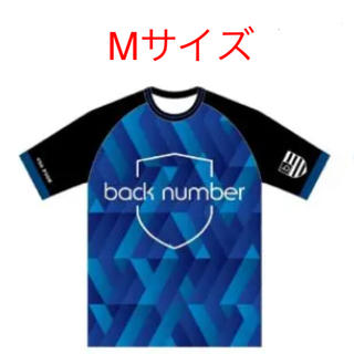 バックナンバー(BACK NUMBER)のback number サッカー Tシャツ Mサイズ 青 ブルー(ミュージシャン)