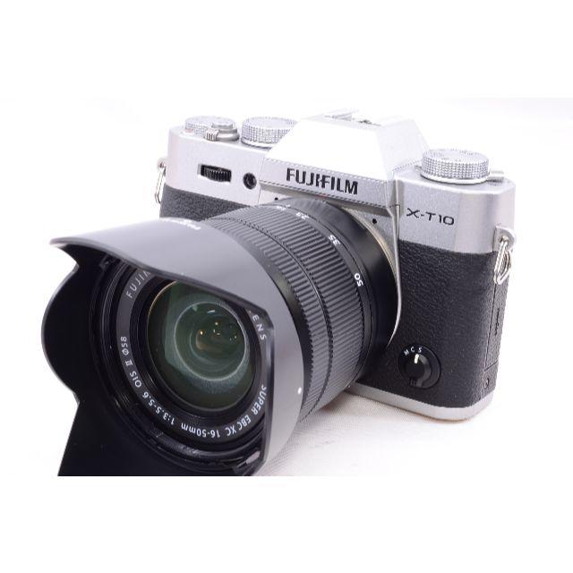 FUJIFILM X-T10 FUJINON XC 16-50㎜Ⅱ OIS スマホ/家電/カメラのカメラ(ミラーレス一眼)の商品写真