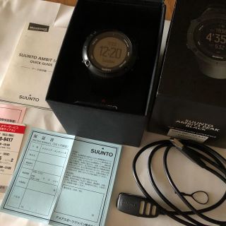 スント(SUUNTO)の極美品 SUUNTO スント AMBIT3 PEAK 腕時計 スマートウォッチ(腕時計(デジタル))