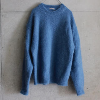 コモリ(COMOLI)の極美品 Auralee super kid mohair knit オーラリー (ニット/セーター)