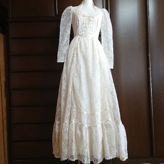 ガニーサックス(GUNNE SAX)のGunne Sax 総レース ブライダルライン ワンピース(ロングワンピース/マキシワンピース)