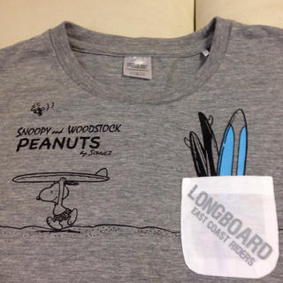 ピーナッツ(PEANUTS)のサトポさん専用 PEANUTS  スヌーピーとウッドストックのサーフィンTシャツ(Tシャツ(半袖/袖なし))