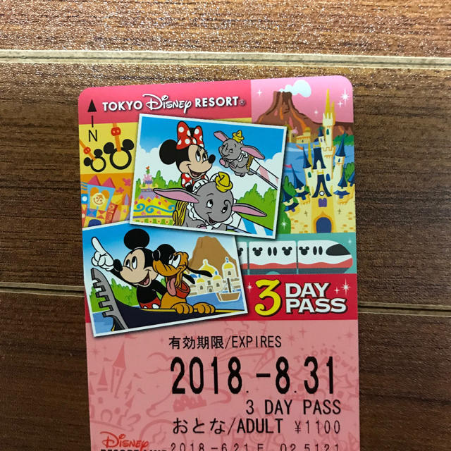 Disney(ディズニー)の東京ディズニーリゾートラインチケット チケットの施設利用券(遊園地/テーマパーク)の商品写真