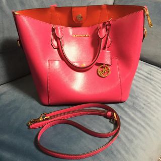 マイケルコース(Michael Kors)のangel様専用マイケルコース  ハンドバッグ ピンク(ハンドバッグ)