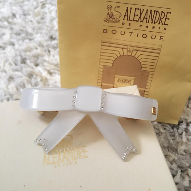 ALEXANDRE DE PARISリボンバレッタ✧︎*。