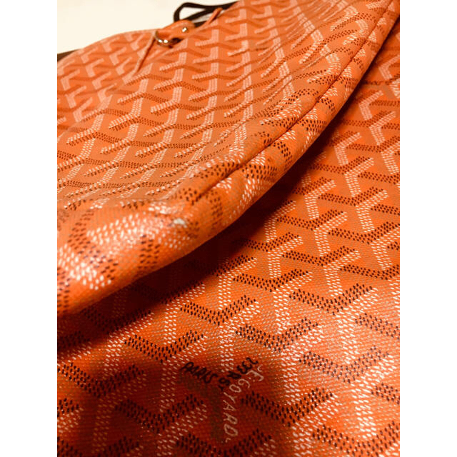 GOYARD(ゴヤール)のゴヤール サンルイPM オレンジ美品 レディースのバッグ(トートバッグ)の商品写真