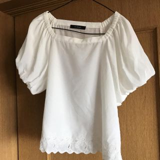 ダブルクローゼット(w closet)のシフォンブラウス☆(シャツ/ブラウス(半袖/袖なし))