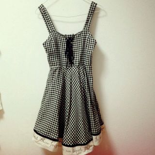 フィント(F i.n.t)の【SOLD】fint♡チェックワンピース(ひざ丈ワンピース)