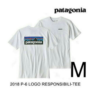 パタゴニア(patagonia)の[日本L] Patagonia パタゴニア p-6 白 Tシャツ(Tシャツ/カットソー(半袖/袖なし))