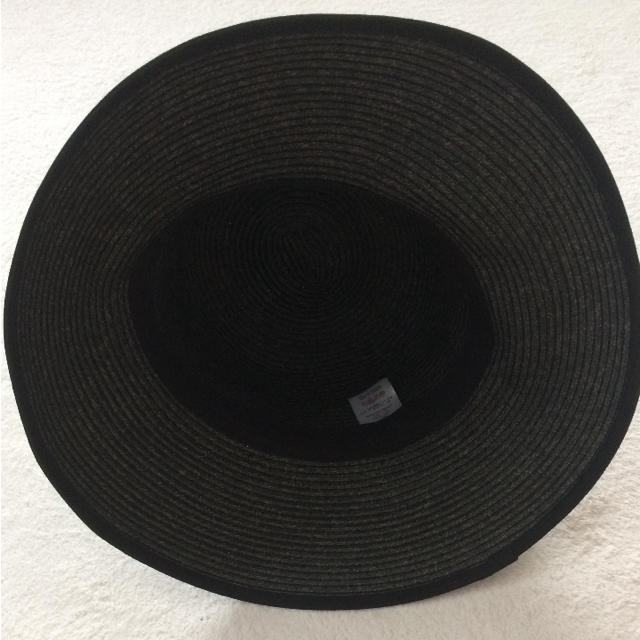 麦わらハット リボン付き レディースの帽子(麦わら帽子/ストローハット)の商品写真