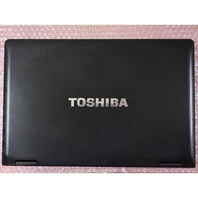 東芝(トウシバ)の東芝 黒 Win10 pro i7 15.6" 4G/500GB office スマホ/家電/カメラのPC/タブレット(ノートPC)の商品写真