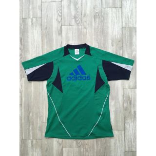 アディダス(adidas)のadidasアディダスTシャツカットソースポーツウェアLサイズグリーン緑(Tシャツ/カットソー(半袖/袖なし))