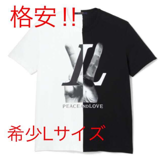 入手困難☆希少サイズ☆ルイヴィトン LVデカロゴ限定Tシャツ/ブラックXS