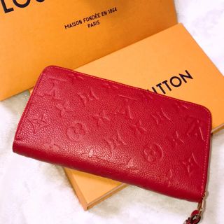 ルイヴィトン(LOUIS VUITTON)のヴィトン  モノグラム・アンプラント ❤️ジッピー・ウォレット(長財布)