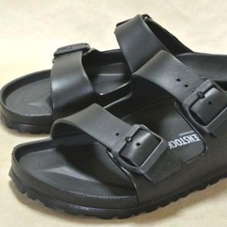 ビルケンシュトック(BIRKENSTOCK)のBirkenstock EVAサンダルArizona 黒 26.5cm ドイツ製(サンダル)