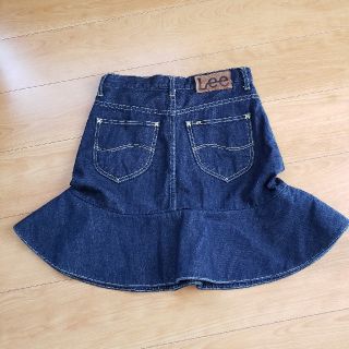 リー(Lee)のLee デニム プリーツスカート (26)美品(ひざ丈スカート)