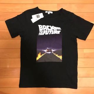 ユニバーサルスタジオジャパン(USJ)のバックトゥザフューチャー デロリアン Tシャツ 黒(Tシャツ/カットソー(半袖/袖なし))