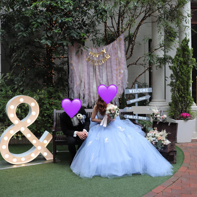 YNS WEDDING ウェディングドレス カラードレス(クリーニング済) レディースのフォーマル/ドレス(ウェディングドレス)の商品写真