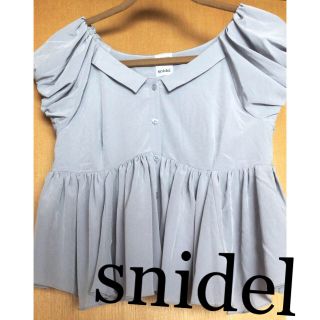 スナイデル(SNIDEL)のスナイデル♡超美品 パフスリートップス(シャツ/ブラウス(半袖/袖なし))