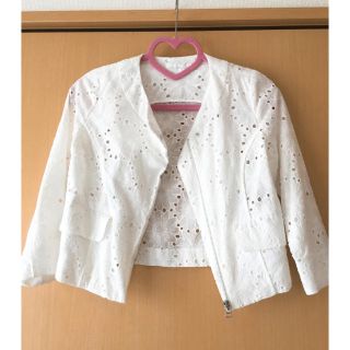 ジルスチュアート(JILLSTUART)のジルスチュアート レースジャケット(ノーカラージャケット)