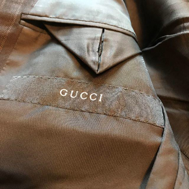 Gucci(グッチ)の☆ＧUCCIグッチ3Bブラックストライプ スーツ☆ メンズのスーツ(セットアップ)の商品写真