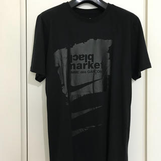ブラックコムデギャルソン(BLACK COMME des GARCONS)のCDG nike black market 限定Tシャツ 新品未使用 黒ブラック(Tシャツ/カットソー(半袖/袖なし))