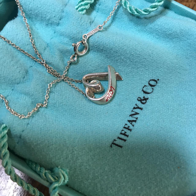 Tiffany & Co.(ティファニー)のTIFFANY&Co.アロマ ピカソ ラビングハート ネックレス レディースのアクセサリー(ネックレス)の商品写真