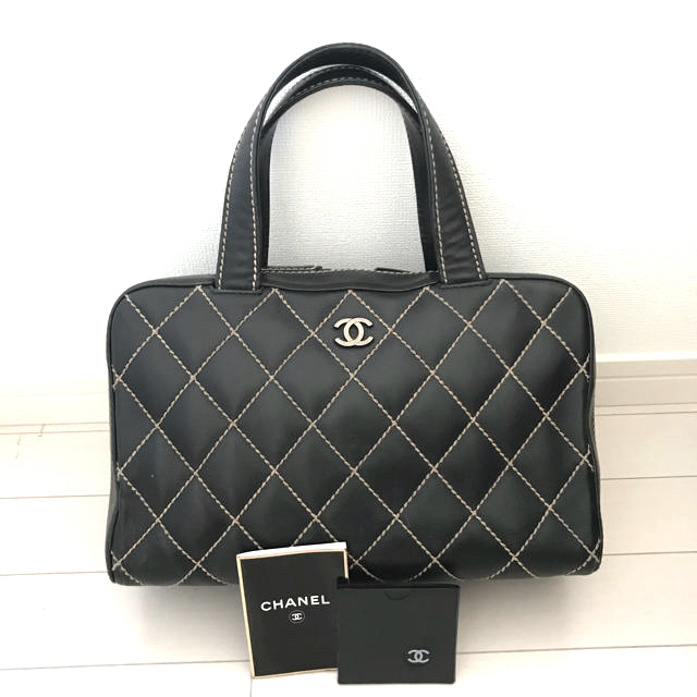 CHANEL - シャネル ワイルドステッチ レザー ハンド バッグ ココマーク の通販 by cocon's shop｜シャネルならラクマ