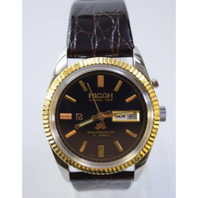 RICOH(リコー)のリコー ダイナミックワイド　21石　手巻 メンズの時計(腕時計(アナログ))の商品写真