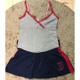 トミーガール(tommy girl)のタイムセール中❗️Tommy girl キャミソール ミニスカート セット(セット/コーデ)